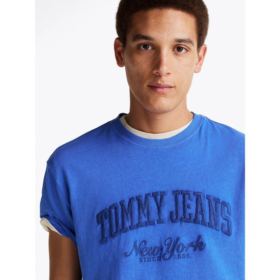 Tommy Hilfiger Ανδρική κοντομάνικη μπλούζα Varsity Washed T-Shirt